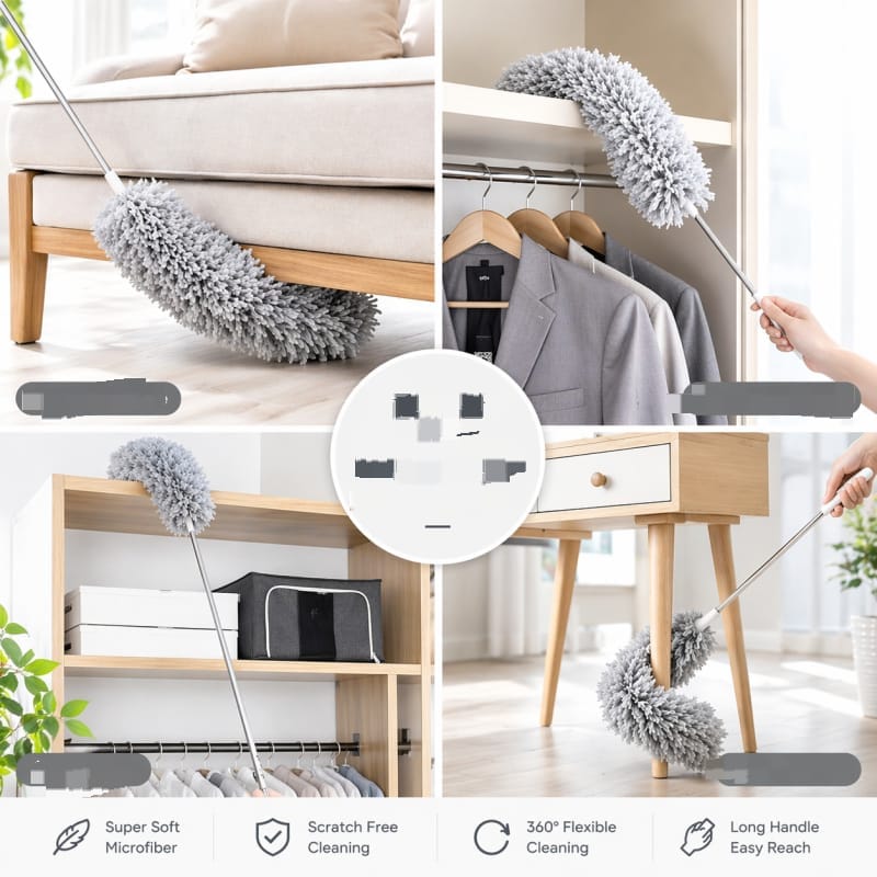 Flexible Microfiber Cleaning Duster